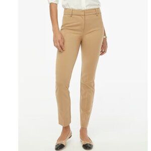 J Crew Slim-Fit Full-Length Camel Trouser Pants Size 22 NWOT